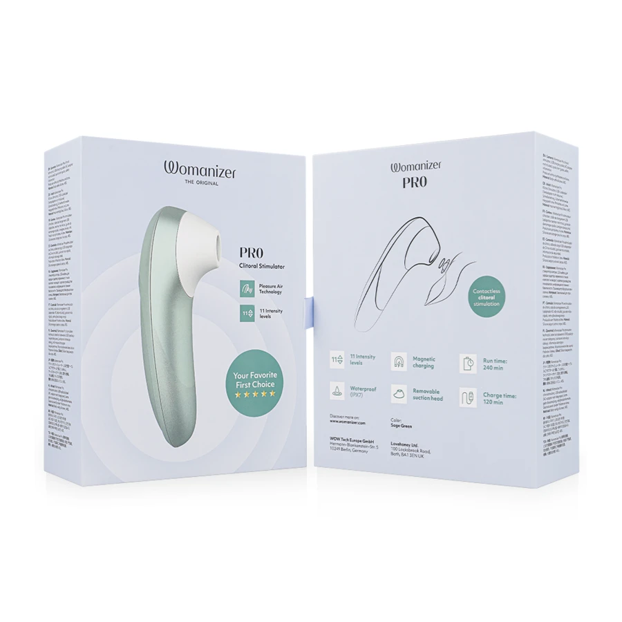 WOMANIZER - STIMOLATORE CLITORIDEO PRO VIBRANTE VERDE SALVIA